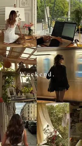 fav way to spend my weekends #wellnessgirl #weekendvlog #sundayreset #pinterestaesthetic #weekendmorning #sundaymorning 