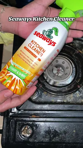Very recommended!✅                 #seaways #seawayskitchencleaner #oilstainremover #greaseremover 