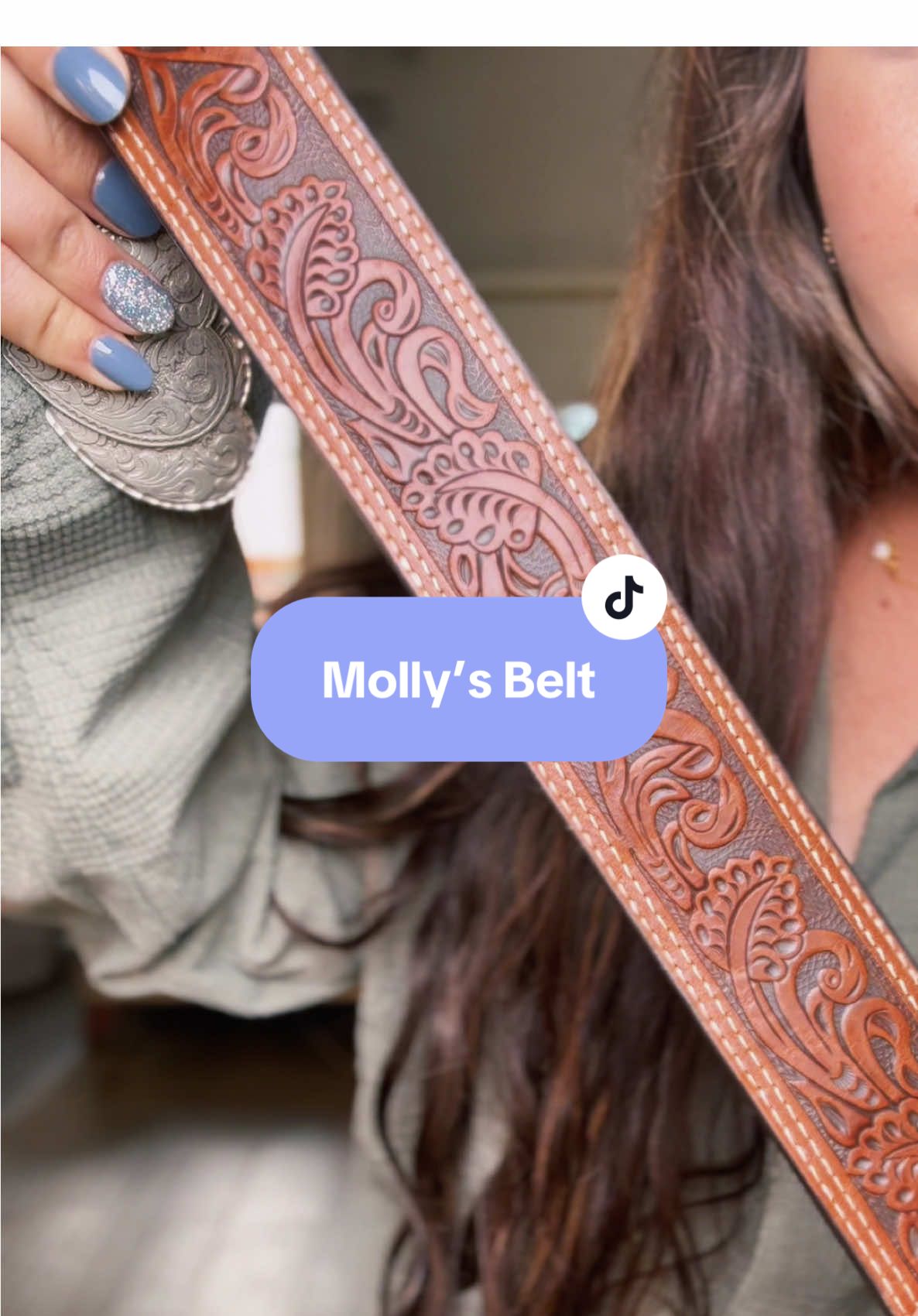 So pretty and simple 🤩 @Molly's Custom Silver  #TooledWesternBelt #WesternStyle #CowgirlVibes #TikTokShopFinds #WesternFashion #BohoWestern #RodeoStyle #CowboyBelt #CountryAccessories #WesternOutfitInspo #TikTokWestern #WesternWear #BoutiqueStyle #TooledLeather #LeatherBelt #WesternChic #RusticStyle #TikTokDeals #WesternEssentials #CountryStyleFinds 