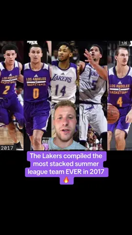 Team was LOADED🔥 #losangeleslakers #lalakers #nbasummerleague #lonzoball #kylekuzma #brandoningram #joshhart 