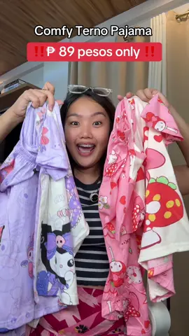 Grabe ang mura lang may terno pajama kana na very comfy 😁  #kidspajamas #ternopajama #pajamaforkids #sleepwear #sleepwearforkids #ternoforkids 