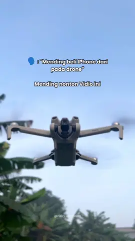 Iphone ga bisa terbang🚀 #fyp #drone #mini3 #djindonesia #djimini3 #gadget 