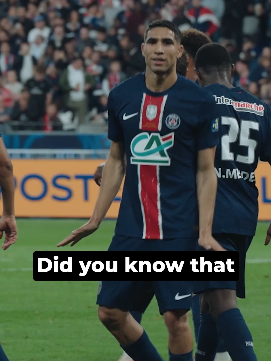Did you know this about Achraf Hakimi? #hakimi #football #psg
