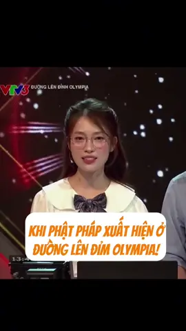 Câu hỏi về PHẬT PHÁP bất ngờ xuất hiện ở Đường lên đỉnh Olympia! #fyp #xuhuong #genz