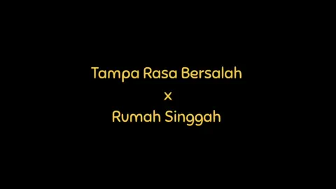 terluka? iya kecewa? iya nangis? udah sering dia datang membawa luka terindah sampai enggaan terhapus menyesal mengenal dia?? Tidak jika terulang lagi kisah yang sama, mungkin orang lain akan bilang aku bodoh, tapi iya, aku rela di bodohi olehmu #tanparasabersalah #rumahsinggah  #gamon #karaoke #duet 