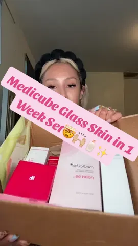 🫧🧴Medicube’s glow in a week set! 🪩For glass skin🙌🏼🤩All of their new and improved viral products in one big bundle! 📦✨#medicubeglowingskinessentials #medicube #medicube #medicubetiktokshop #medicubeglassskin #medicubebundle #medicubeskincare #medicubecapsulecream #capsulecream #medicubepdrngeltonerpad #hypochlorousacidspray #glassskinroutine #oilcleanser #medicubesupersale #koreanskincare #viralkoreanskincare #tiktokshopcreatorpicks #tiktokshopfinds #tiktokshopmademebuyit #dealsforyoudays #ttsbeautybesties #creatorpickssuncare #funinthesun #tiktokshopnewarrivals 