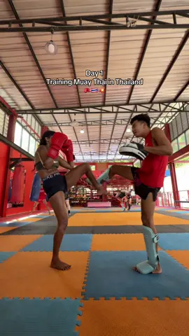 Day 1 in the books — excited to see how I improve this week! 🙂‍↕️✅🥊  #preethisdiary #muaythai #thailand #girlswhofight #martialarts #training #fyp 