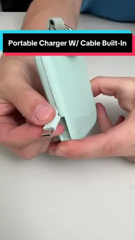 You can also plug in a cord to charge a 4th device! #rorrypartner #portablecharger #portablechargerwithbuiltincable #ourfavoritefinds 