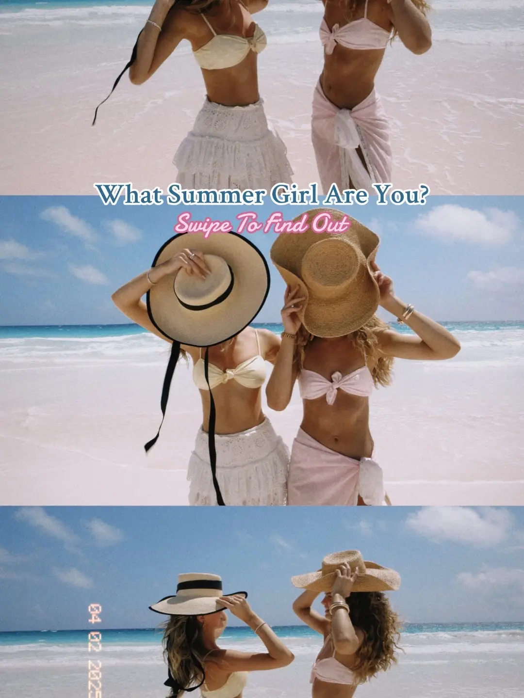 What Summer Girl You? 🌞🐚✨Swipe to find your go-to summer aesthetic💕 #whatgirlareyou #Summer #fashion #aesthetic #loveshackfancy #girly #coastal #chic #aesthetics #boho #beachvibes 