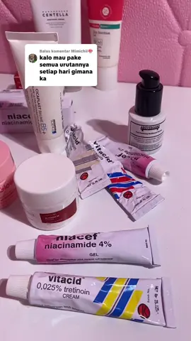 Membalas @Mimichii🍄 #glycolicacid #glycore #niacinamide #niacef #moisturizer #sunscreen 