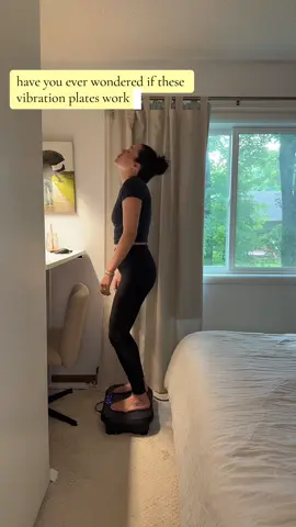 going to put my vibration plate to the test - stick around if you want to see the results, including before and after pictures. I originally got this plate to release cortisol and improve lymphatic drainage. Full disclosure, it has been collecting dust for awhile now, so I figured it was time to get off my behind and at least give it a chance! 