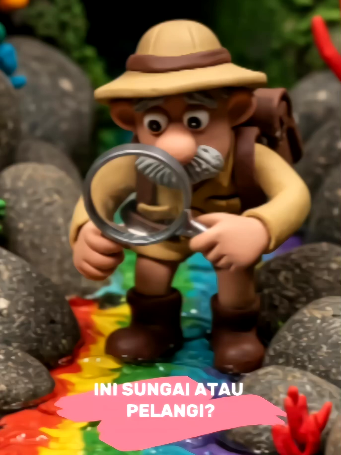 Tau gak clay? Ada sungai yang berubah jadi lima warna sekaligus!