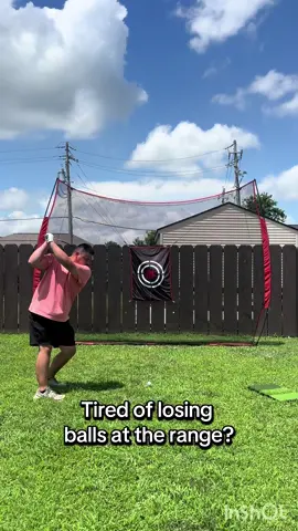 The best golf net there is. This has changed my husband and Is golf game. So much more practicing = better game!!! @TKoutdoorhome #golfnet #golf #indoorgolf #Galileosports #golftiktok #golftok #outdoor #drivingrange 