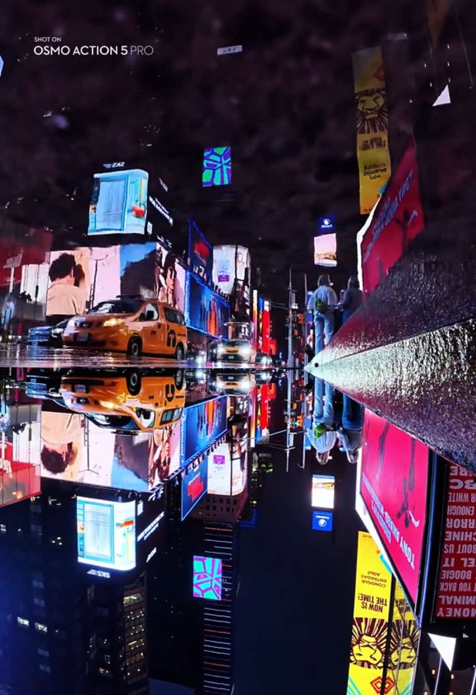 When the city glows and the puddles mirror it back — Osmo Action 5 Pro captures every drop in stunning detail. #DJIOsmo #OsmoAction5Pro #NightShoot #RainAesthetic