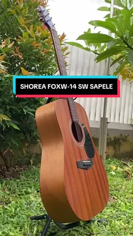 Gitar akustik original shorea foxw-14 sw sapele.  #gitarakustik #original #gitarlokal #gitarpemula #gitarmurah #gitarisindonesia #gitar #gitarshorea #shorea #gitaran #gitarcover #originalgitar #shoreafoxw14sw 