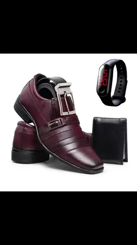 Dê uma olhada em Sapato Social Masculino Confortável Elegante com Carteira Cinto e Relógio por R$59,50. Compre na Shopee agora!  Digita eu quero, que te mando link #Sapato #Shopee #sapatomasculino 