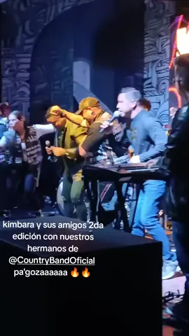 kimbara @ORQUESTA KIMBARA  y sus amigos 2da edición  con nuestros hermanos de @CountryBandOficial pa'gozaaaaaa 🔥🔥 #congasplyer #brunmbsecayoeljarron #ponmelopipi #lambetelalambom #chaocheo #salseamelo #