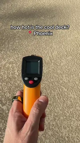 Not so cool Air temp 105 Time 5:45pm Recorded high temp in Phoenix was 111 today  #arizona #phoenix #arizonatok #arizonacheck 