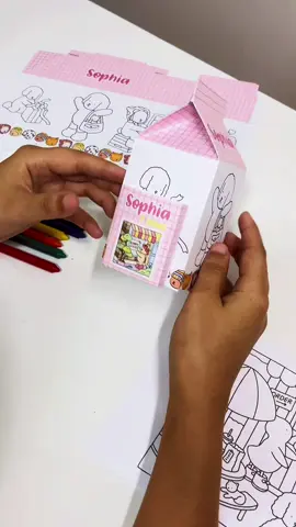 Caixa milk pintura 🎨 💖 #bobbiegoodscoloringbook #fyp #fypp #mulherdepreso🔓🕊👫💍 