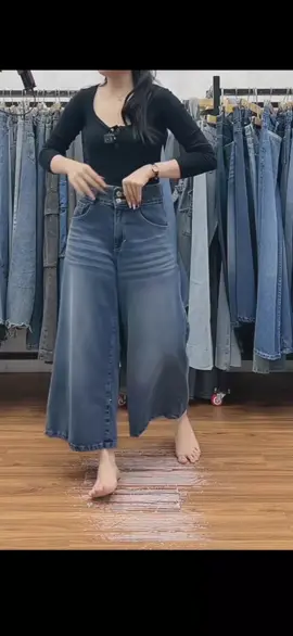 VIERLIN - Jeans 1950 - CELANA WANITA 7/8 JEANS CULLOTE #celana #celanajeanswanita #jeanshighwaist #vierlinjeans #viral #racuntiktok #masukberandafyp #fyp #fypシ #foryou 