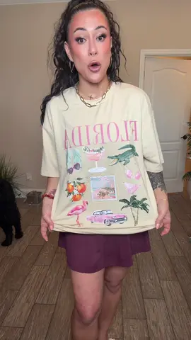 Florida T Shirt for the Florida girlies! #floridalife #floridatshirts #dealsforyoudays #tiktokshopcreatorpicks 