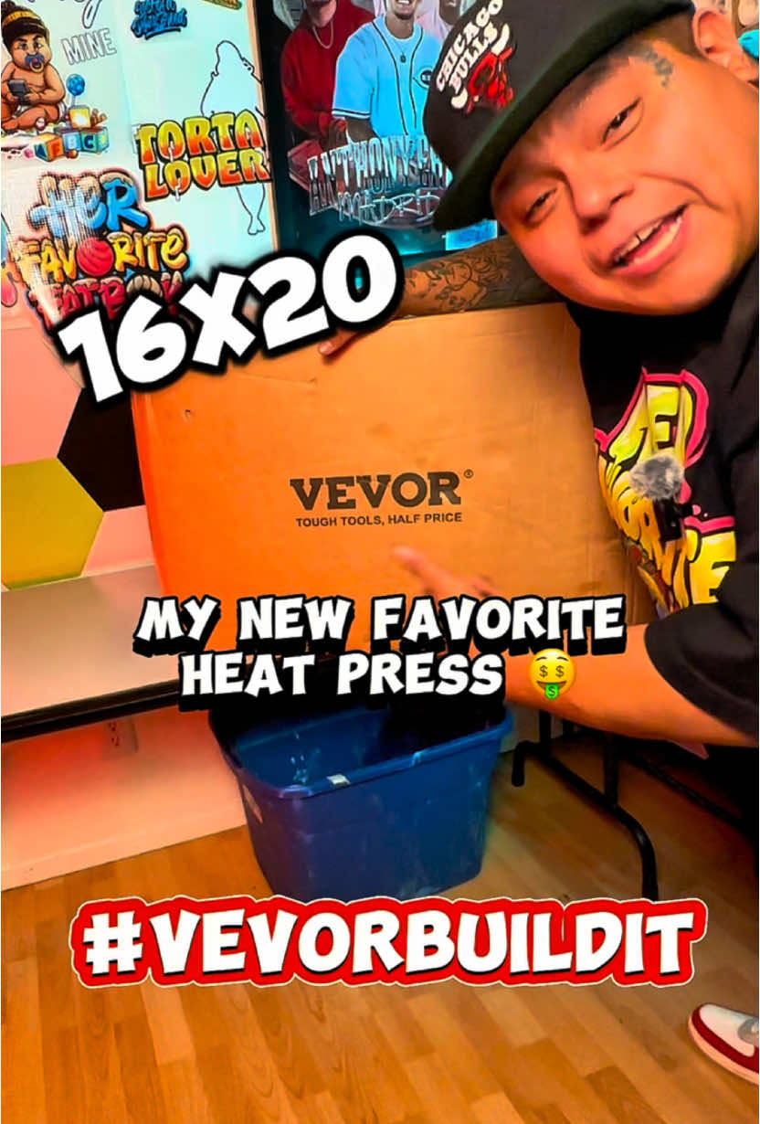 Perfect heat press for your small business 👕 Vevor 16X20 Heat Press • 20,00 Hours of service life✅ Fast heating ✅ High Pressure ✅ • #heatpress #vevorbuildit #vevortool 