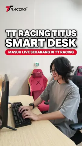 The Titus Smart Desk from TTRacing is designed for function and comfort. Comes with a 270° retractable cup holder, headphone hook, and adjustable height — perfect for both work and gaming setups.  ✅ Sturdy build  ✅ Sleek design  ✅ Easy to use  📦 Order now — available via yellow bag! #TTRacing #TitusSmartDesk #SmartDesk #ErgonomicDesk #OfficeDesk #GamingSetup #AdjustableDesk #WorkFromHome #DeskGoals