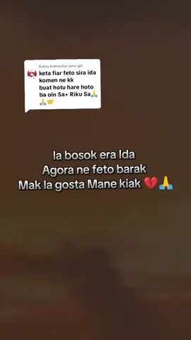 Membalas @janu.gtr obrigadu ba Ema nebe fo komentario 🙏🥹