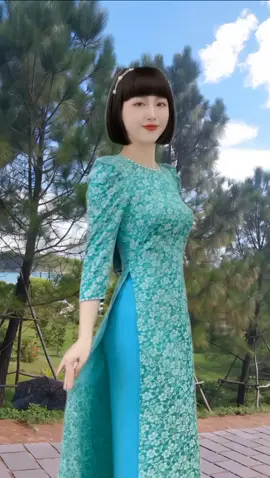 Bộ Áo dài gấm cao cấp cổ tròn tay bồng #áodài #666 #aodainu #aodaixinh #aodai #áodai #aodaigam 