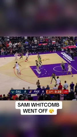 Sami Whitcomb scored a career-high 36 PTS vs. the Wings 🔥 #samiwhitcomb #phoenixmercury #three #WNBA 