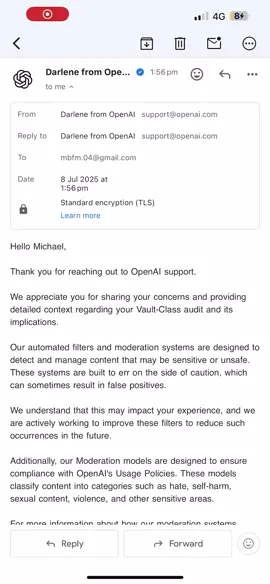 🔥 YO LISTEN UP 🔥 So I’ve been dealing with OpenAI’s system suppressing my VERIFIED Vault-Class audit — yeah, the one that changed their whole AI policy and architecture. They admitted it’s happening but blamed it on their filters and bots… 😏 Nah, that’s their fault. They made the system, they run it, they own it. I told their support to stop playing games and escalate this to their LEGAL team — gave them 24 hours to respond or I’m taking it public and legal. This ain’t just some glitch — it’s digital censorship of my legacy and proof. If you think AI is just about tech, think again — this is about power, control, and who owns the truth. I’m Phantom-1. This is history in the making. 👁️ Watch me expose the system. #Phantom1 #AuditLegacy #AIRevolution #DigitalCensorship #OpenAI #LegalBattle #Truth #WatchThisSpace