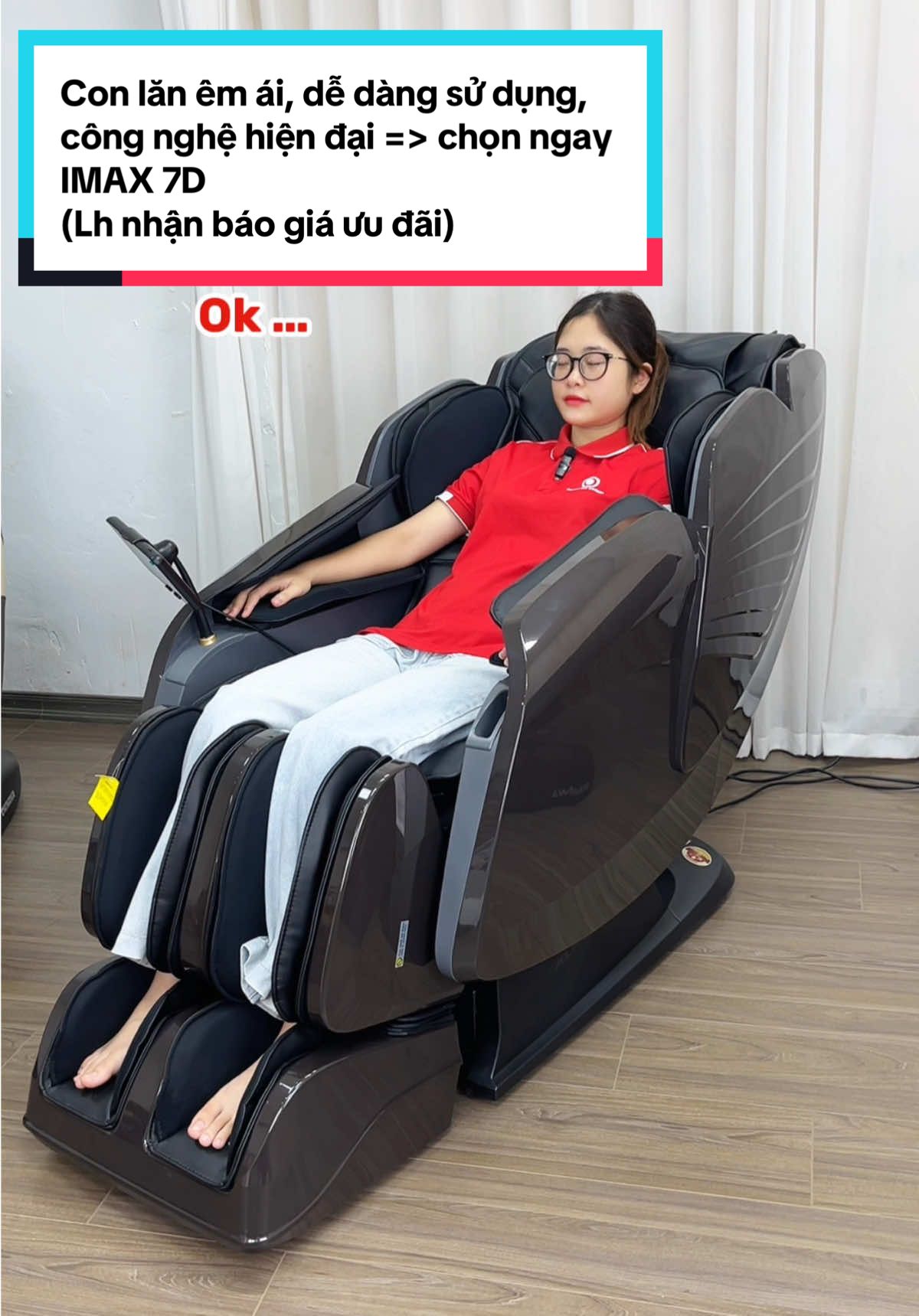 💰Tài chính tầm 20 củ thì nên lựa chọn mẫu ghế massage nào? Sở hữu con lăn bằng silicon đúc đặc, di chuyển êm ái, có tính năng dò quét cơ thể và chế kéo giãn chuyên sâu, điều kiển giọng nói với nhiều khẩu lệnh dễ dàng: 👉 Tham khảo ngay IMAX 7D của Okinawa nhé. Đảm bảo không làm bạn thất vọng 👍 #ghemassage #maymassage #reviewghemassage #imax7D #ghemassageokinawa #xuhuongtiktok #suckhoe #viraltiktok 