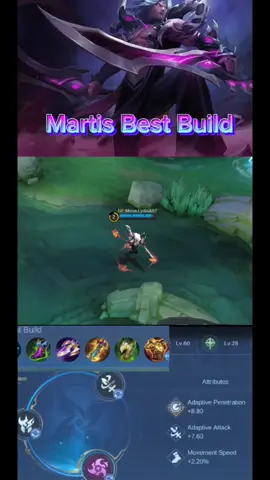 Martis Best Build #mobilelegendsbangbang #mobilelegends #build #martis #best #fyp #game #mlbb 