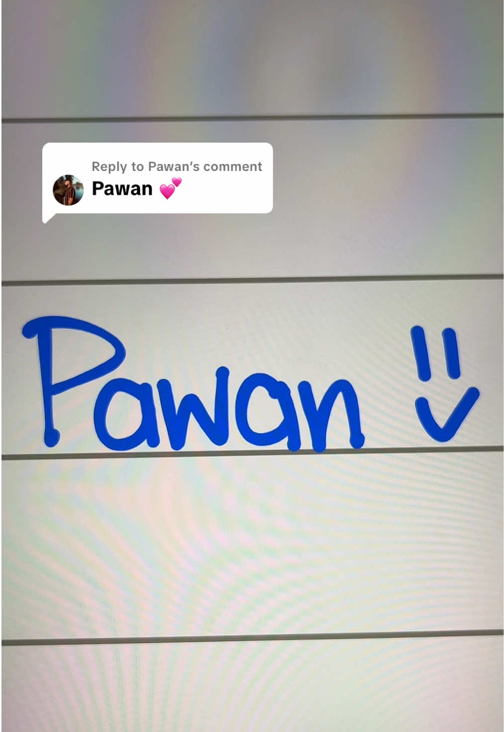 Replying to @Pawan COMMENT YOUR NAME FOR ONEEE!! #fyp #foryou #writingnames #names #art #blowthisupforme 