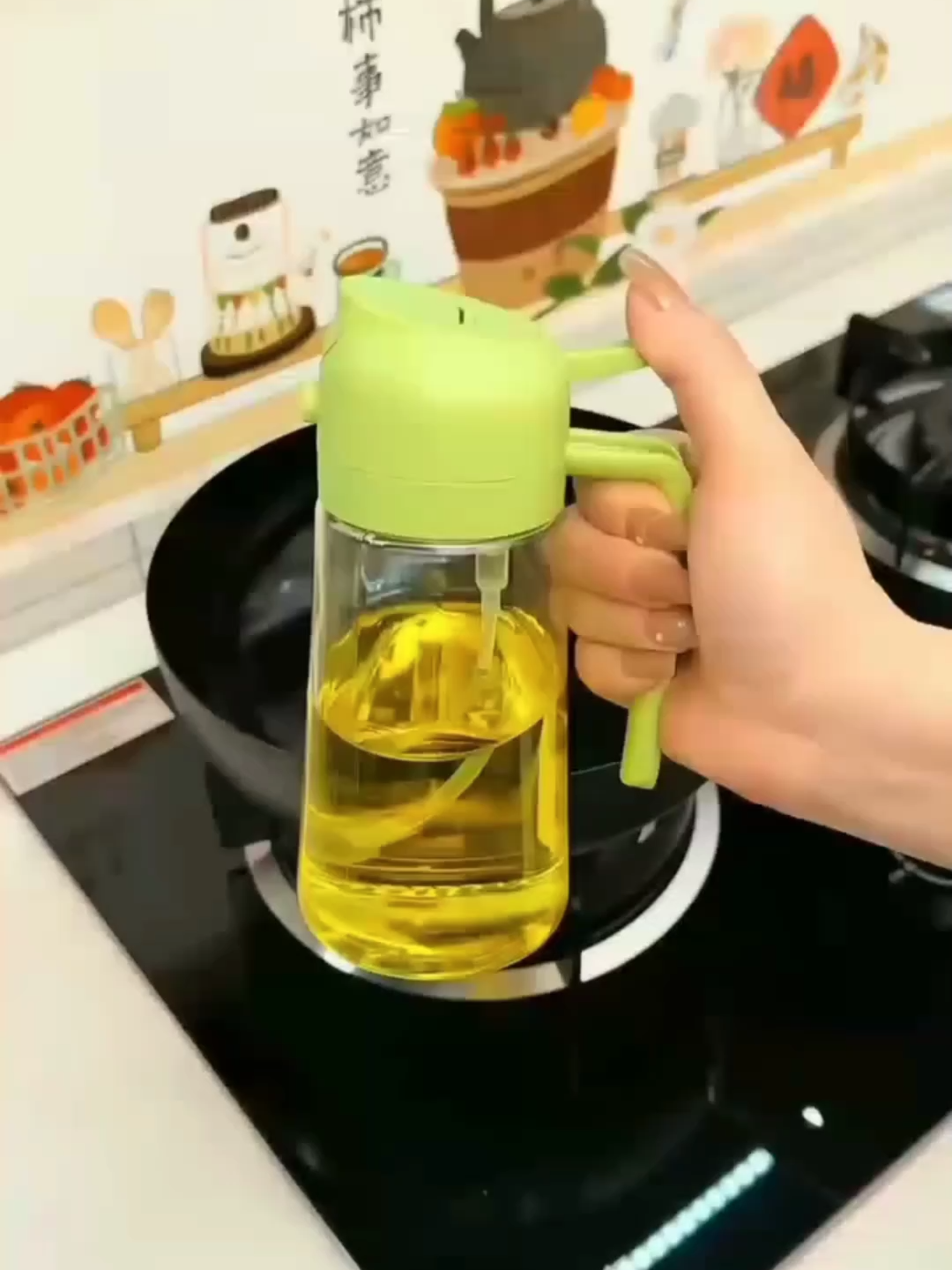 “Spray or Pour – Your Kitchen, Your Rules!” 🍽️💡 Meet the smart kitchen tool every home chef needs – the 2-in-1 Oil Spray Bottle! 👨‍🍳✨ Perfect for frying, baking, BBQs, or salad dressing! ✅ Spray oil evenly for healthier cooking ✅ Flip & pour when you need more ✅ Transparent design – easy to refill & clean ✅ Leak-proof & space-saving ✅ Ideal for oil, vinegar, soy sauce & more! One bottle. Two functions. Endless kitchen convenience! 🛒 Available now at Lejao.com.pk – Cook smarter, not messier! #OilSprayBottle #2in1KitchenTool #SmartCooking #KitchenHack #LejaoEssentials #SprayAndPour #HealthyCooking #OilDispenser #KitchenGadgets #PakistaniHomes #gadget #home #amazonhome #kitchenaid #dıy#DIY #viralreels #amazon #virale #gadgets #clothrack #diyproject #viral