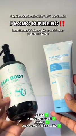 Bundle 2 lebih hematt only 100rbann ‼️@By Jevarine Official #jevarinebodycare #sabungatal #jerawatbadan #bodycareproduct #acneback 