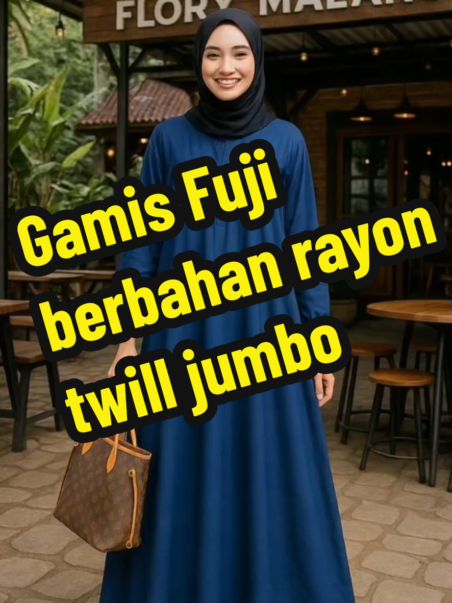 Gamis Fuji berbahan rayon twill, model polos, ukuran jumbo. Tersedia dalam berbagai warna. Nyaman dipakai di acara semi formal atau non formal. #gamis #gamiskuid #gamismurah #gamis100ribuan #gamisjumbo #gamispolos #gamisnavy #gamisbusui #gamisbusuifriendly #gamiswudhufrieandly #gamisrayon #gamisrayontwill  #gamisld140 #gamisld130 