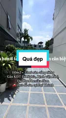 Đại Thành 109+35m2 xây độc lập, sân cổng riêng, không gian xanh, hơn 6 tỷ, nhà 3 tầng 1 tum,… #aicungconha #nhahanoigiare #dautu #vanphambds #bds 