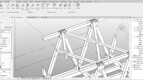 truss bridge revit  #revit #tekniksipil #bridgemodelling #civilengineering #revitstructure #jembatan 
