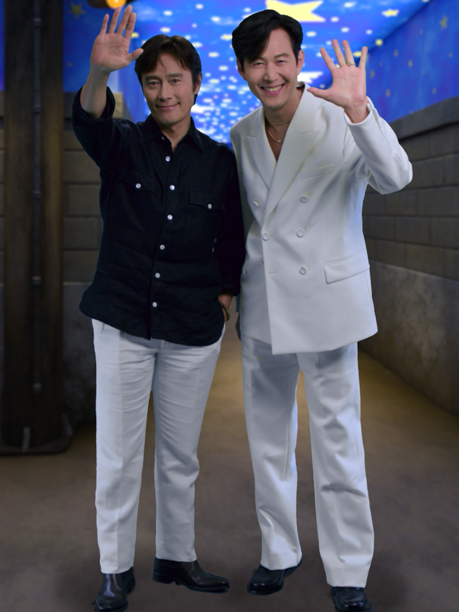 not the moonwalking 😭 #SquidGame #SquidGame3 #LeeJungjae #LeeByunghun