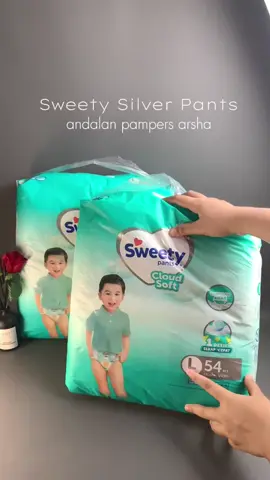 popok anak ringan, halus, nyaman, tidak menggumpal😍 #sweetysilverpants #pampers #popok #pempersbayi #pamperspants #pampersmurah 