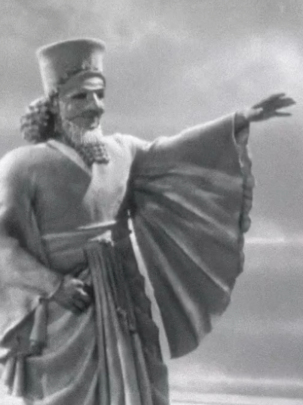 Playlist link in bio | This televised performance by Jean Prat of the tragedy of Achilles, which was performed in 472 BC and is the oldest play in the history of theatre whose text has been preserved, is considered a milestone in the history of French television. In addition to the splendor of its performance - music by Jean Prodromides, the RTF Philharmonic Orchestra, choir, magnificent scenery - the work was broadcast in stereo, and for the first time the RTF combined radio and television sources. #persian #persia #History #persianhistory #iranian #theater #movie #iranic #iranic_union #edit #fyp 