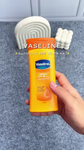 sunblock badan vaselin🫶 yang suka panas