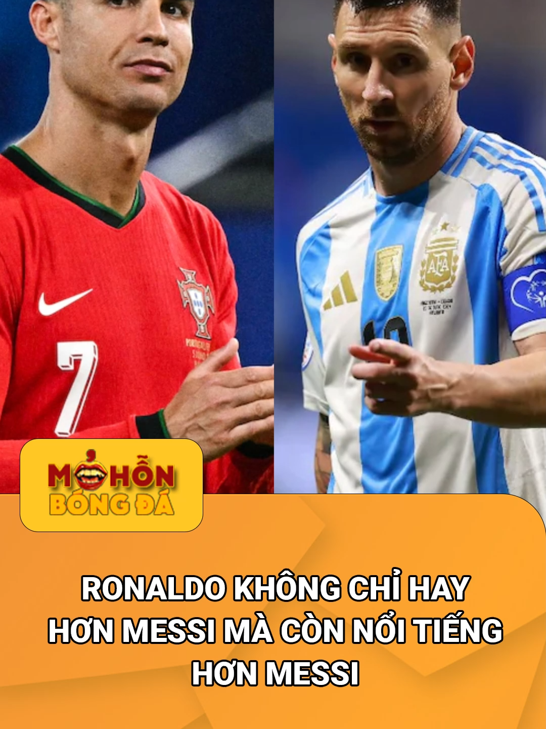 Kết thúc tranh luận #bongda #ronaldo #messi