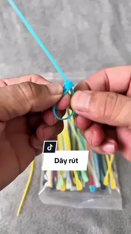 Túi dây rút nhựa tái sử dụng nhiều lần. #dayrut #dayrutnhua #dayrutnhuataisudung 