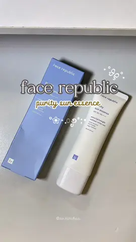 Introducing my new fave face republic purity sun essence/sunscreen ☀️ @Face Republic Philippines #sunessence #sunscreen #fypシ #suncare #facerepublic #affiliatemarketing #ugc 
