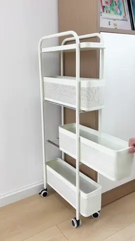 Dọn gọn mọi góc nhà chỉ trong 1 chiếc kệ. Đẩy đi đâu cũng tiện, để gì cũng đẹp!#giadungtienich #giadungthongminh #giadung 