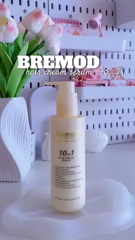 Introducing BREMOD PREMIUM SERIES 10in1 HAIR SERUM 👩‍🦰 — for healthy & damaged hair 💯 makes shiny & smooth hair 🤍🤍 #bremod #hairserum #haircare #hair #serum #cream #bremodpremium #fyp #foryou 