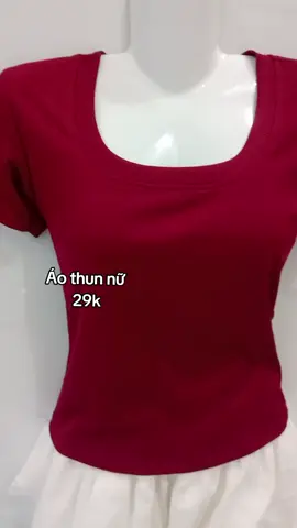 áo thun nữ cổ vuông #aothun #aothunnu #aocovuong #thoitrangnu 