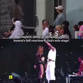 jeonghan, mingyu, minghao, and bumzu's full reaction to lisa's solo stage! #lisa #blackpink #worldtour #deadline #rockstar #elastigirl #lalisa #fyp #fy #lisa #lloud #trendingvideo #lalisamanobal #globalitgirl #aura #lilies #ayrinll #BLACKPINK_DEADLINE #DEADLINEinSeoul_LISA @LISA #jeonghan #mingyu #minghao #bumzu #seventeen 